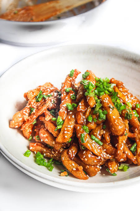 Honey chilli potato